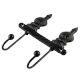 Decorative Black Iron Wall Hooks